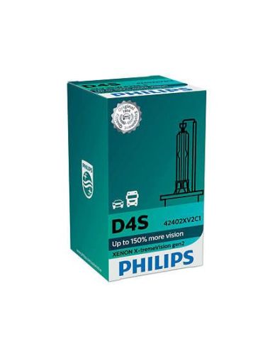 Bombilla D4S Philips XtremVision Gen2 42402XV2C1 | LeonLeds Iluminación
