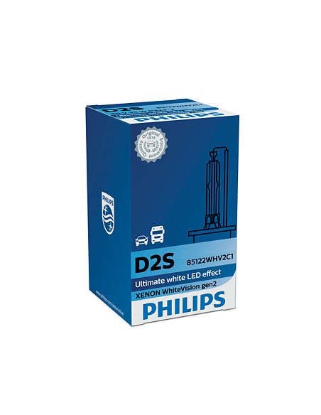 Ampoule D2S Philips Whitevision Gen2 85122WHV2C1