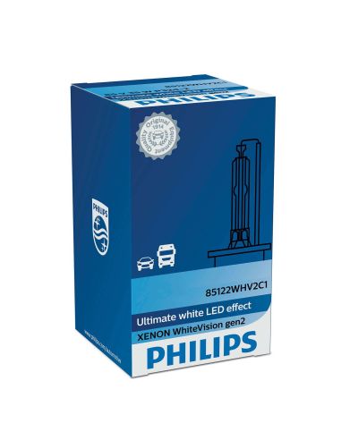 Bombilla D3S Philips Whitevisión Gen2 42403WHV2C1 | LeonLeds Iluminación