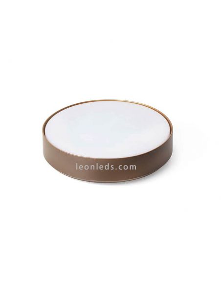 Ventilador de Techo LED Typhoon Marrón 33490 | LeonLeds Ventiladores LED