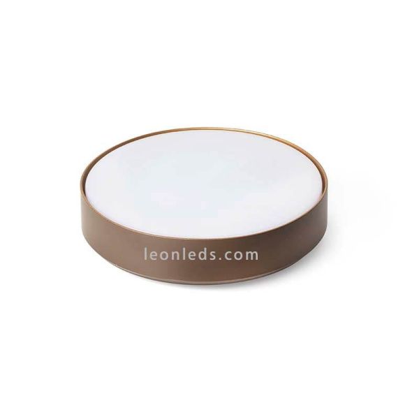 Ventilador de Techo LED Typhoon Marrón 33490 | LeonLeds Ventiladores LED