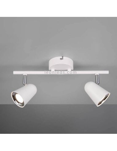 Regleta de 2 Focos LED orientable Toulouse Trio Lighting | LeonLeds Iluminación