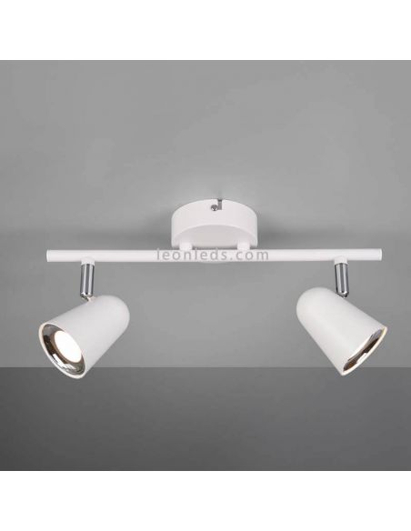 Regleta de 2 Focos LED orientable Toulouse Trio Lighting | LeonLeds Iluminación