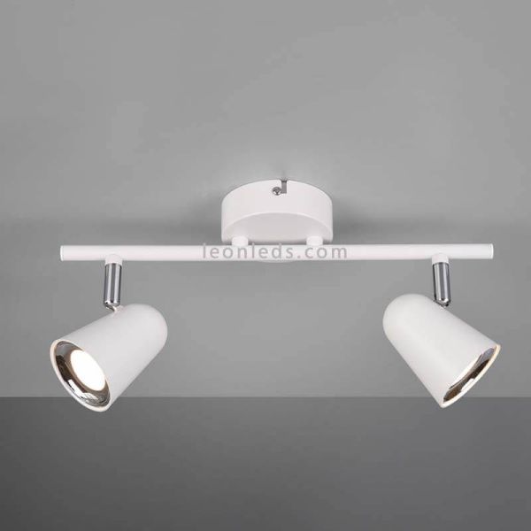 Regleta de 2 Focos LED orientable Toulouse Trio Lighting | LeonLeds Iluminación