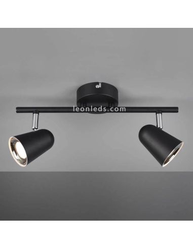 Regleta de 2 Focos LED orientable Toulouse Trio Lighting | LeonLeds