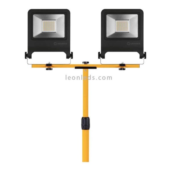 Protectores LED 2X50W con tripode WorkLight Tripod 2X50W 4000K | LeonLeds Iluminación