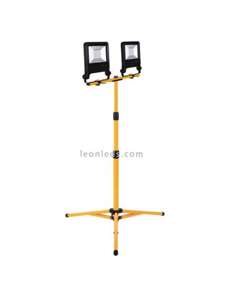 Protectores LED 2X50W con tripode WorkLight Tripod 2X50W 4000K | LeonLeds Iluminación