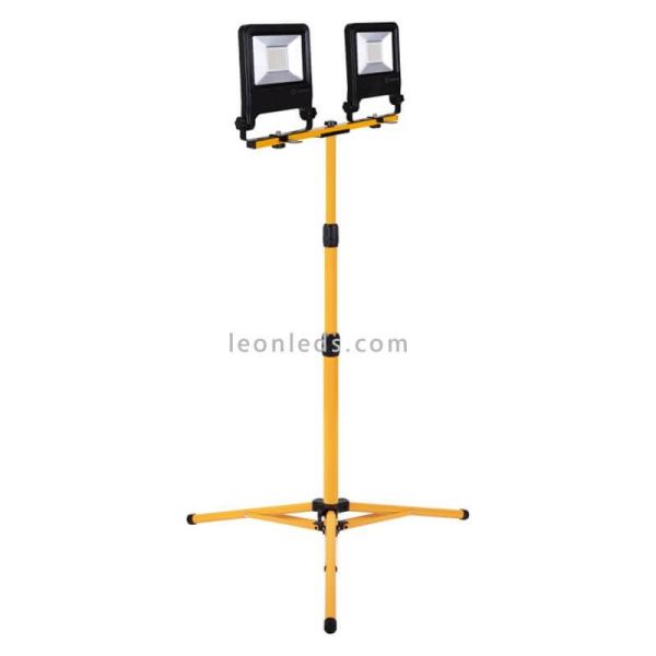 Protectores LED 2X50W con tripode WorkLight Tripod 2X50W 4000K | LeonLeds Iluminación