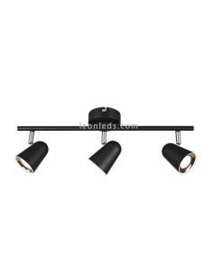Regleta con 3 Focos LED orientable Toulouse Trio Lighting | LeonLeds Iluminación