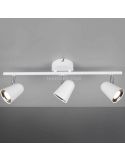 Regleta con 3 Focos LED orientable Toulouse Trio Lighting | LeonLeds Iluminación