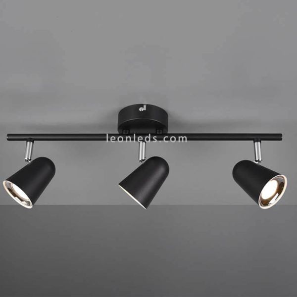 Regleta con 3 Focos LED orientable Toulouse Trio Lighting | LeonLeds Iluminación