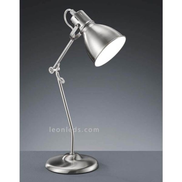 Candeeiro de mesa de níquel Jasper por Trio Lighting | Leon Iluminação LED