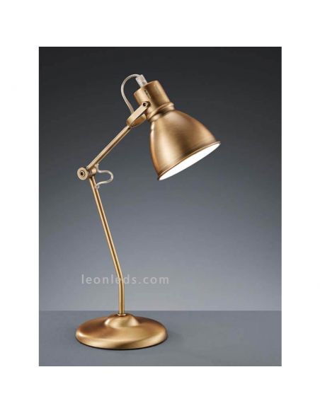 Lampe de Bureau en Jaspe Bronze de Trio Lighting | Éclairage LeonLeds