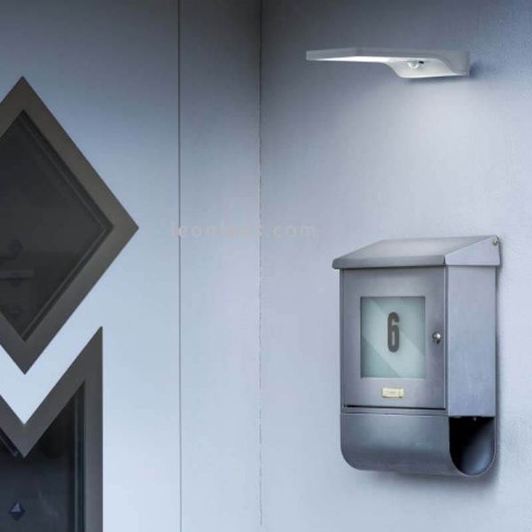 Luminaria LED Solar exterior con sensor de movimiento