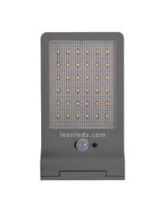Lâmpada de parede LED solar com sensor de movimento para uso externo