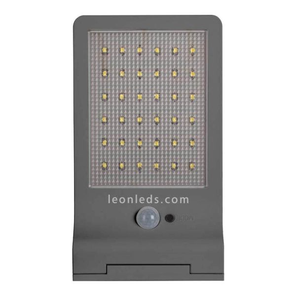 Lâmpada de parede LED solar com sensor de movimento para uso externo