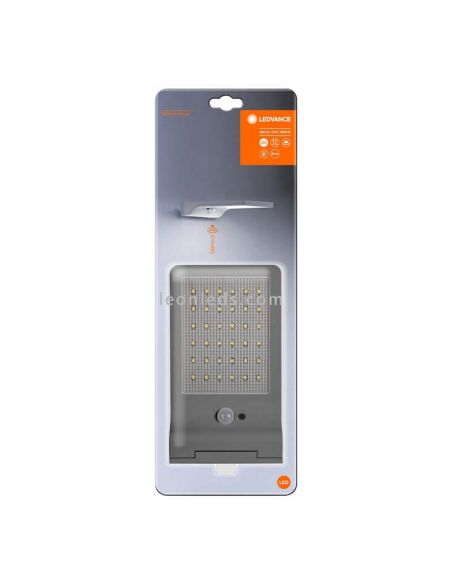 Aplique LED Solar con sensor de movimiento para exterior