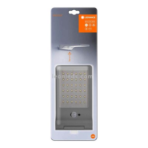 Aplique LED Solar con sensor de movimiento para exterior
