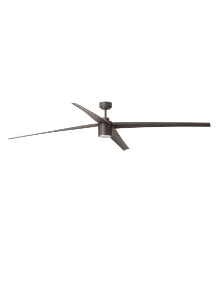 Ventilador de techo LED Attos con Wifi Marrón Faro Barcelona | LeonLeds Iluminación