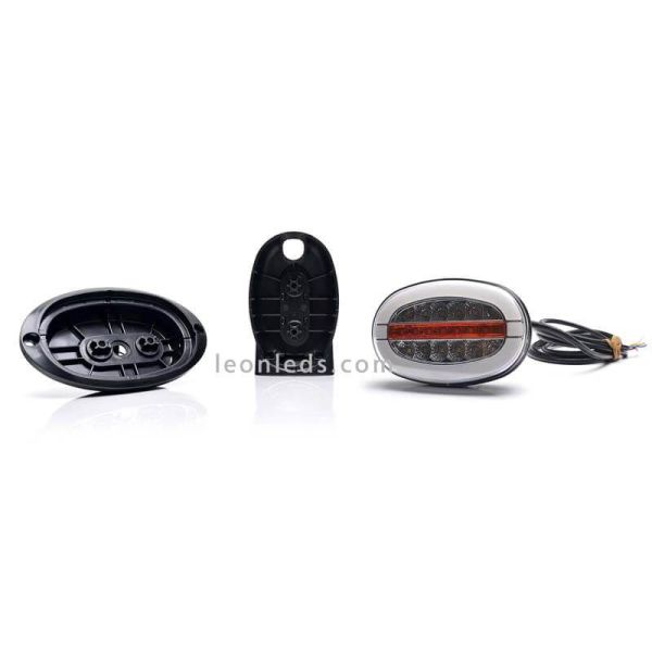 Faro delantero LED con luz de posición y luz diurna W206DDD