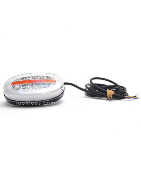 Faro delantero LED con luz de posición y luz diurna W206DDD | LeonLeds
