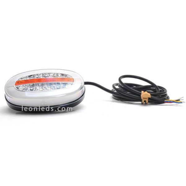 Faro delantero LED con luz de posición y luz diurna W206DDD | LeonLeds