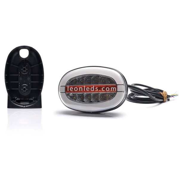 Faro delantero LED con luz de posición y luz diurna W206DDD