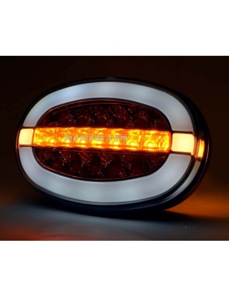 Farol de LED com luz de posição e luz diurna W206DDD