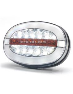 Faro delantero LED tractor con luz diurna W206DDD 2