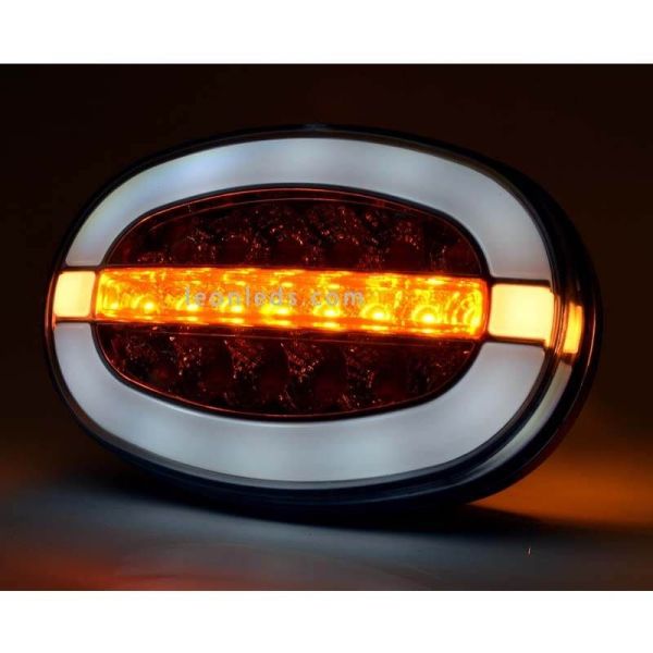 Faro delantero LED tractor con luz diurna W206DDD