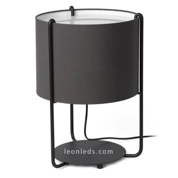 Candeeiro de mesa tambor Antracite | farol barcelona