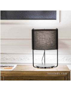 Lampe de table Drum Anthracite | phare barcelone 2