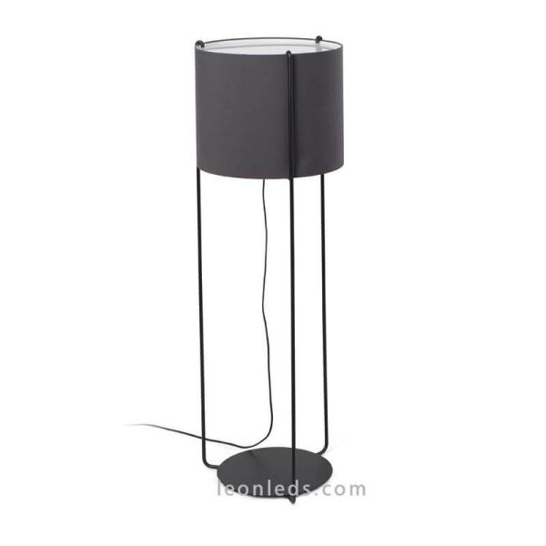 Lampadaire Drum Anthracite et Noir Faro Barcelona | leonleds