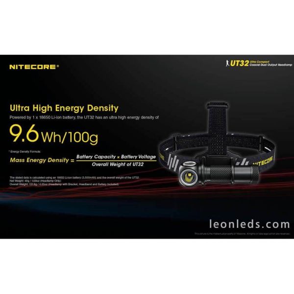 Linterna Frontal LED deporte UT32