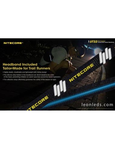 Linterna Frontal LED deporte UT32 | LeonLeds