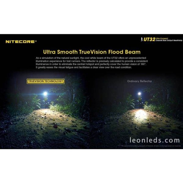Linterna Frontal LED deporte Nitecore UT32 | LeonLeds Iluminación