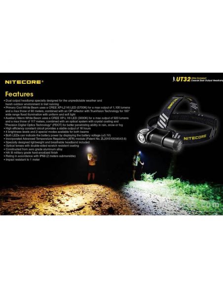 Linterna Frontal LED deporte UT32