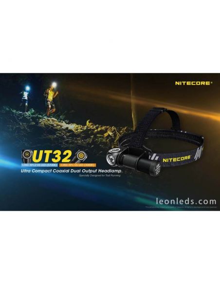 Linterna Frontal LED deporte UT32 Nitecore | LeonLeds Iluminación