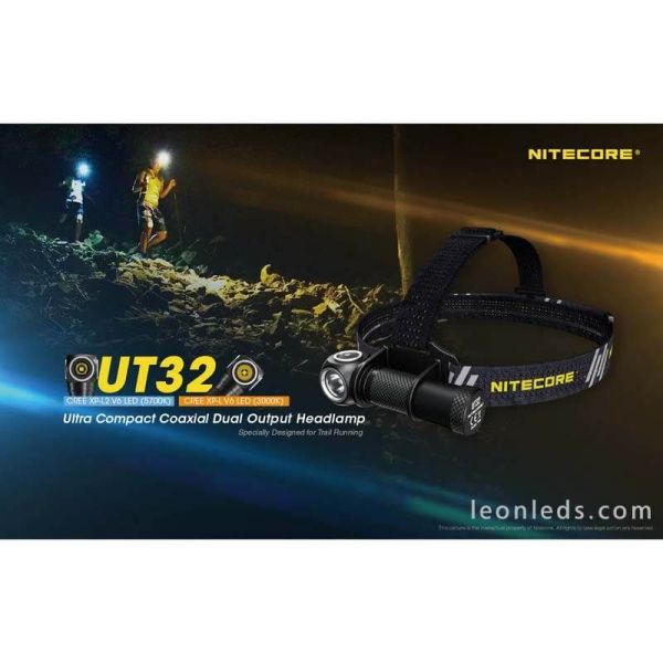 Linterna Frontal LED deporte UT32 Nitecore | LeonLeds Iluminación