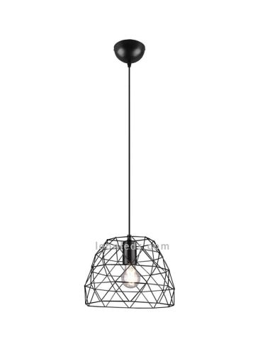 Lámpara de techo alambre negro Haval Trio Lighting | LeonLeds Iluminación