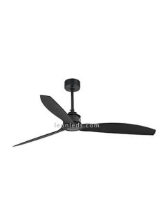 Ventilador de teto preto fosco JustFan 32100 | Leon Iluminação LED