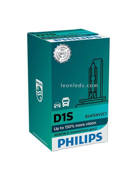 Bombillas D1S Philips XtremVision Gen2 | LeonLeds.com