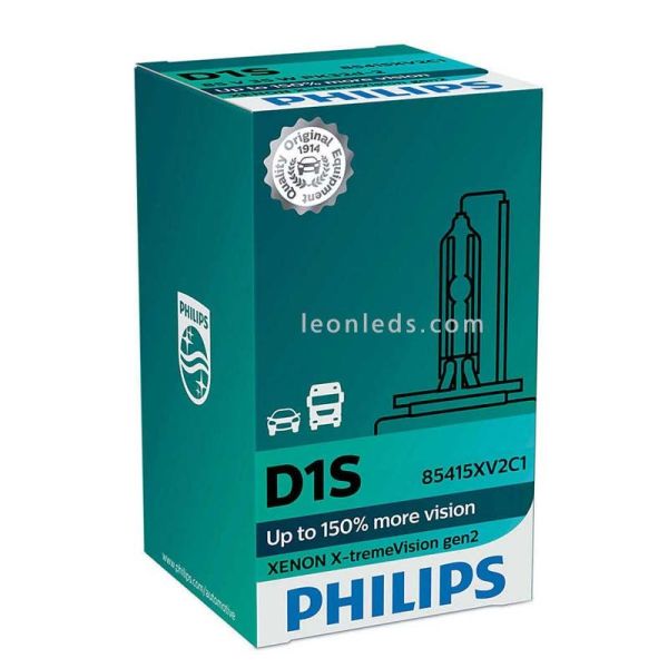 Bombillas D1S Philips XtremVision Gen2 | LeonLeds.com