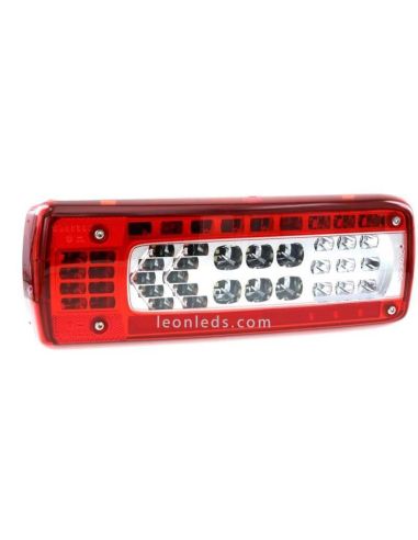 Feu LED 5 fonctions droit - 12/24V - connecteur AMP 1,5