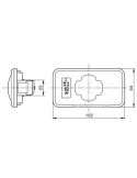 Piloto LED Ambar Volvo FL FH FM y Renault Euro 6 198740 Vignal | LeonLeds Iluminacion