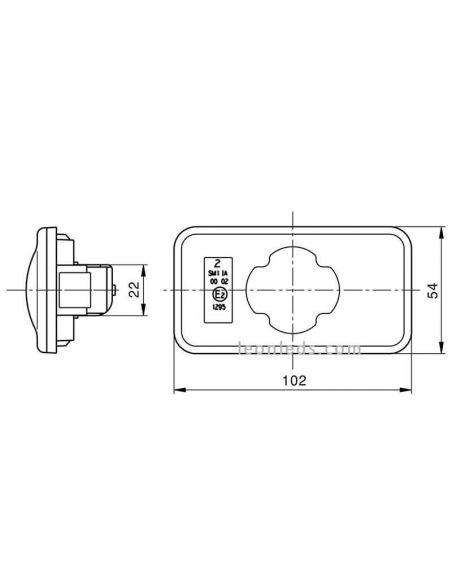 Luz LED âmbar Volvo FL FH FM e Renault Euro 6 198740 Vignal | Leon Iluminação LED