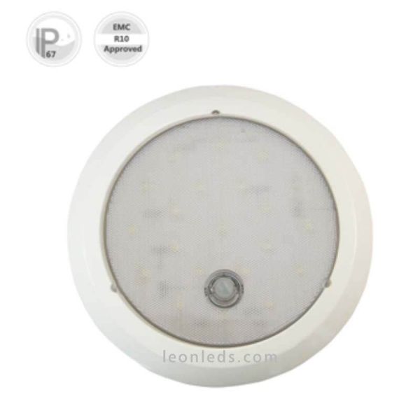 Plafonnier intérieur à LED Véhicules avec capteur de lucidité | Éclairage LeonLeds