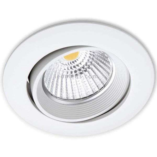 Foco empotrable orientable LED DOT Tilt Blanco ArkosLight | LeonLeds