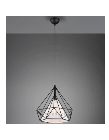 Lámpara colgante varillas negra Babette de Trio Lighting | LeonLeds Iluminación