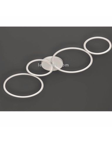 Plafón LED con círculos Rondo blanco de trio lighting | LeonLeds Iluminación